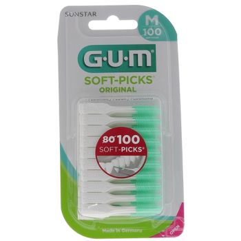 Brossettes interdentaires regular soft-picks original Gum - 100 brossettes