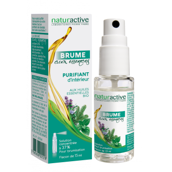 Brume aux essences purifiant d'intérieur Naturactive - spray de 15ml