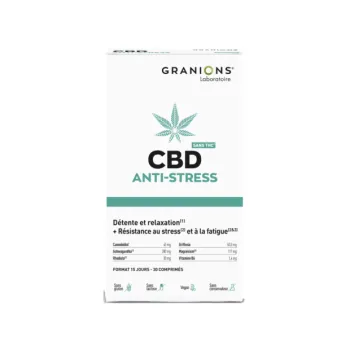 CBD Anti-stress Granions - boite de 30 comprimés