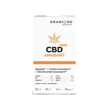 CBD Apaisant Granions - boite de 30 comprimés