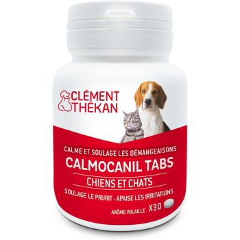 Calmocanil tabs démangeaisons chiens et chats Clément Thékan - pot de 30 comprimés