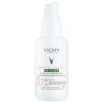 Capital Soleil UV-Clear Fluide anti-imperfections SPF50+ Vichy - flacon-pompe de 40 ml