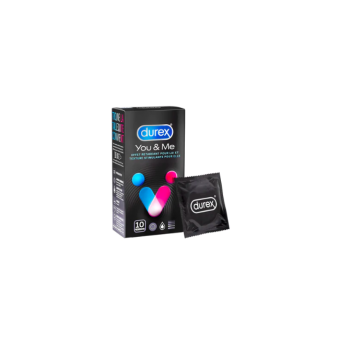 Préservatifs you and me Durex - boîte de 10 préservatifs