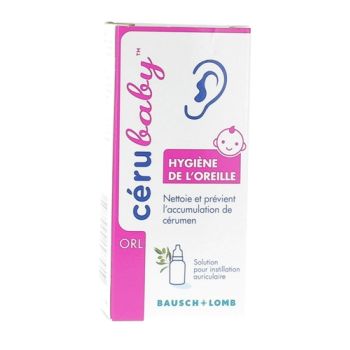 Cerubaby Solution auriculaire bébé Bausch Lomb - flacon de 15ml