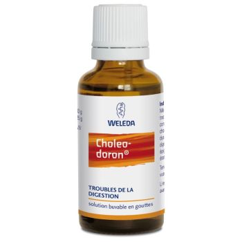 Choleodoron solution buvable troubles de la digestion Weleda - flacon de 30 ml