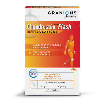 Chondrosteo flash articulations Granions - boîte de 40 gélules