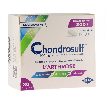 Chondrosulf 800mg Ibsa - boîte de 30 comprimés