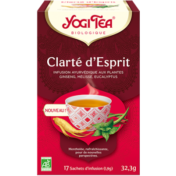 Clarté d'esprit Yogi Tea - boîte de 17 sachets