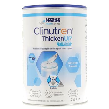 Clinutren ThickenUp Clear poudre épaississante Nestlé Health Science - pot de 250g