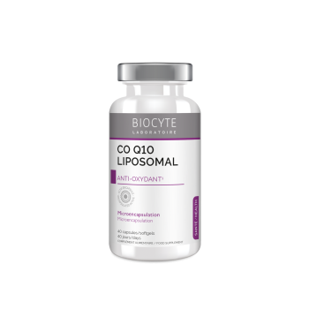 CoQ10 coenzyme Q10 102 mg Biocyte - boite de 40 gélules micro-encapsulés