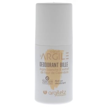 Coeur d'argile déodorant bille Argiletz - roll-on de 50 ml