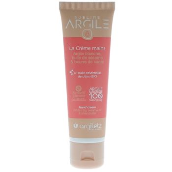 Coeur d'argile la crème mains Argiletz - tube de 50 ml