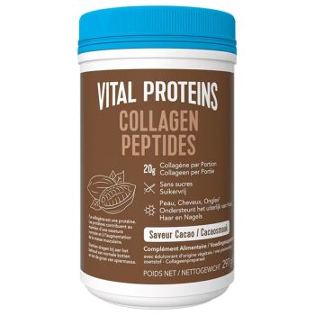 Collagen Peptides cacao Vital Proteins - pot de 297 g