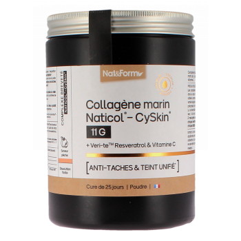 Collagène marin Naticol CySkin Nat&Form - pot de 365g