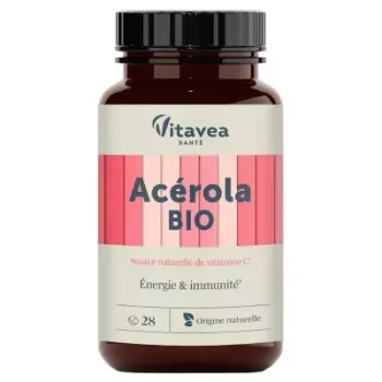 Acérola bio Vitavea - pot de 28 comprimés