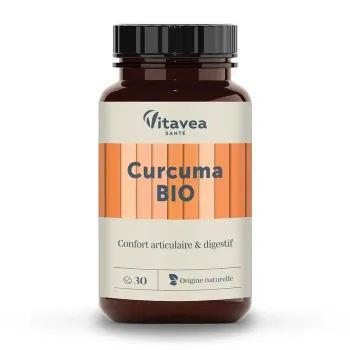 Curcuma bio Vitavea - pot de 30 gélules