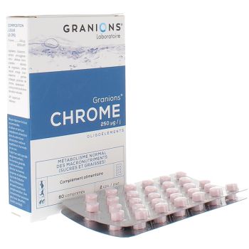 Chrome 250 µg Granions - boite de 60 comprimés