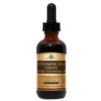 Complément alimentaire vitamine B liquide Solgar - flacon de 59 ml