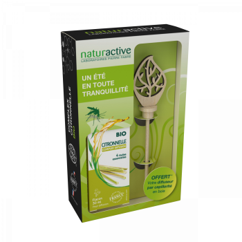 Complex' Diffusion Citronnelle Bio Naturactive - flacon de 30 ml pour diffusion