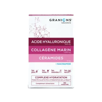 Complexe hydratation peau Granions - boite de 60 comprimés