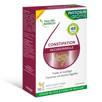 Constipation occasionnelle Phytosun Arôms - boîte de 10 sachets poudre