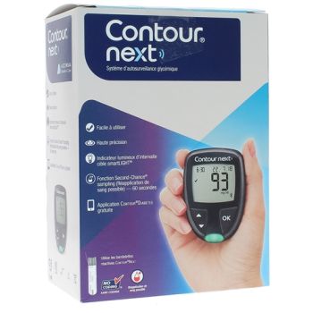 Contour Next Système d'autosurveillance glycémique Ascensia Diabetes Care - un kit