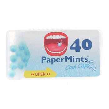 Cool Caps PaperMints - 40 capsules rafraichissantes