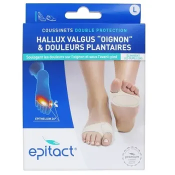 Coussinets double protection Hallux Valgus L Epitact - 1 paire