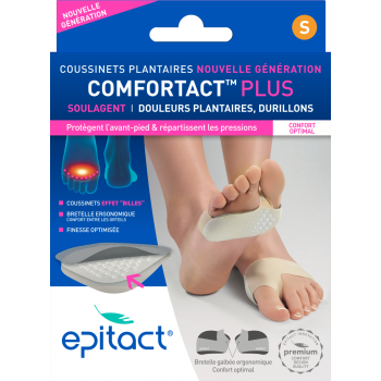 Coussinets plantaires nouvelle génération Comfortact Plus Epitact - 1 paire