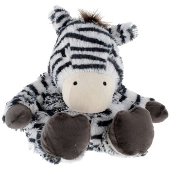 Cozy peluche bouillotte Zèbre Soframar - 1 peluche de 30 cm