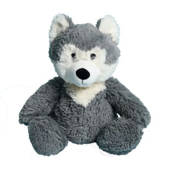 Cozy Peluches Bouillotte loup Soframar - 1 peluche de 34cm