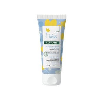 Crème nutritive cold cream Klorane Bébé - Tube de 40 ml