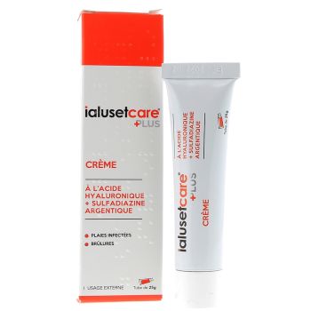 Crème Cicatrisante à l'acide hyaluronique Ialuset Care Plus - tube de 25 g