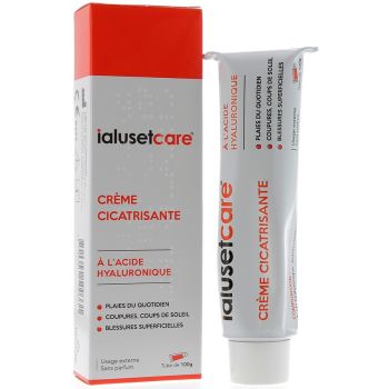 Crème Cicatrisante à l'acide hyaluronique Ialuset Care - tube de 100 g