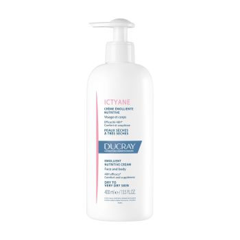 Ictyane Crème émolliente nutritive Ducray - flacon-pompe de 400 ml