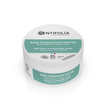 Base hydratante neutre Centifolia - pot de 100 ml