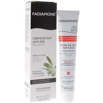 Fadiamone Crème de nuit anti-âge Laboratoire Novomedis - tube de 30 ml