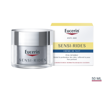 Sensi-rides Crème de nuit anti-rides Eucerin - pot de 50 ml