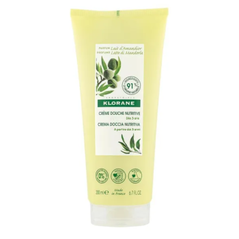 Crème douche nutritive au Cupuaçu bio Lait d'Amandier Klorane - tube de 200 ml