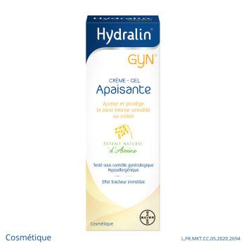 Hydralin Gyn Crème Gel Apaisante 15g apaise et protège la zone intime