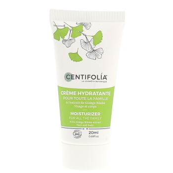 Crème hydratante pour toute la famille bio Centifolia - tube de 20 ml