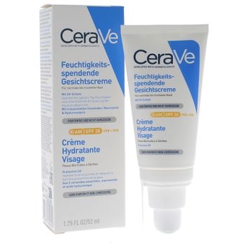 Crème hydratante visage SPF 30 CeraVe - tube de 52 ml