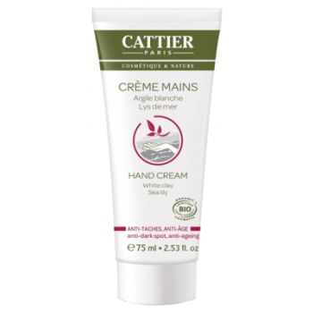 Crème mains anti-tâches anti-âge BIO Cattier - tube de 75 ml