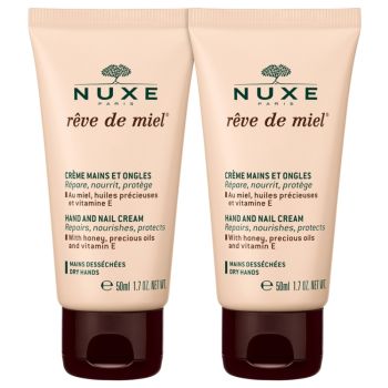 Crème mains et ongles rêve de miel Nuxe - lot de 2 tubes de 50 ml