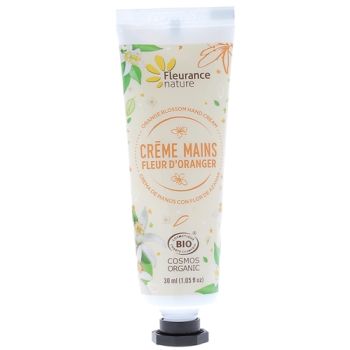 Crème mains fleur d'oranger bio Fleurance nature - tube de 30 ml