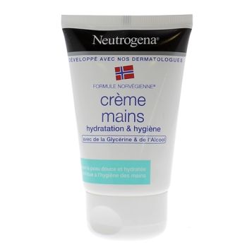 Crème mains hydratation & hygiène Neutrogena - tube de 50ml