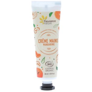 Crème mains mandarine bio Fleurance nature - tube de 30 ml