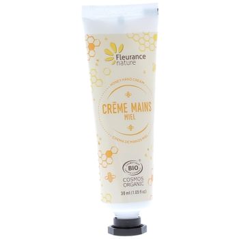 Crème mains miel bio Fleurance nature - tube de 30 ml