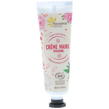 Crème mains pivoine bio Fleurance nature - tube de 30 ml