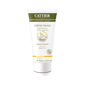 Crème mains sèches bio Cattier - tube 75 ml